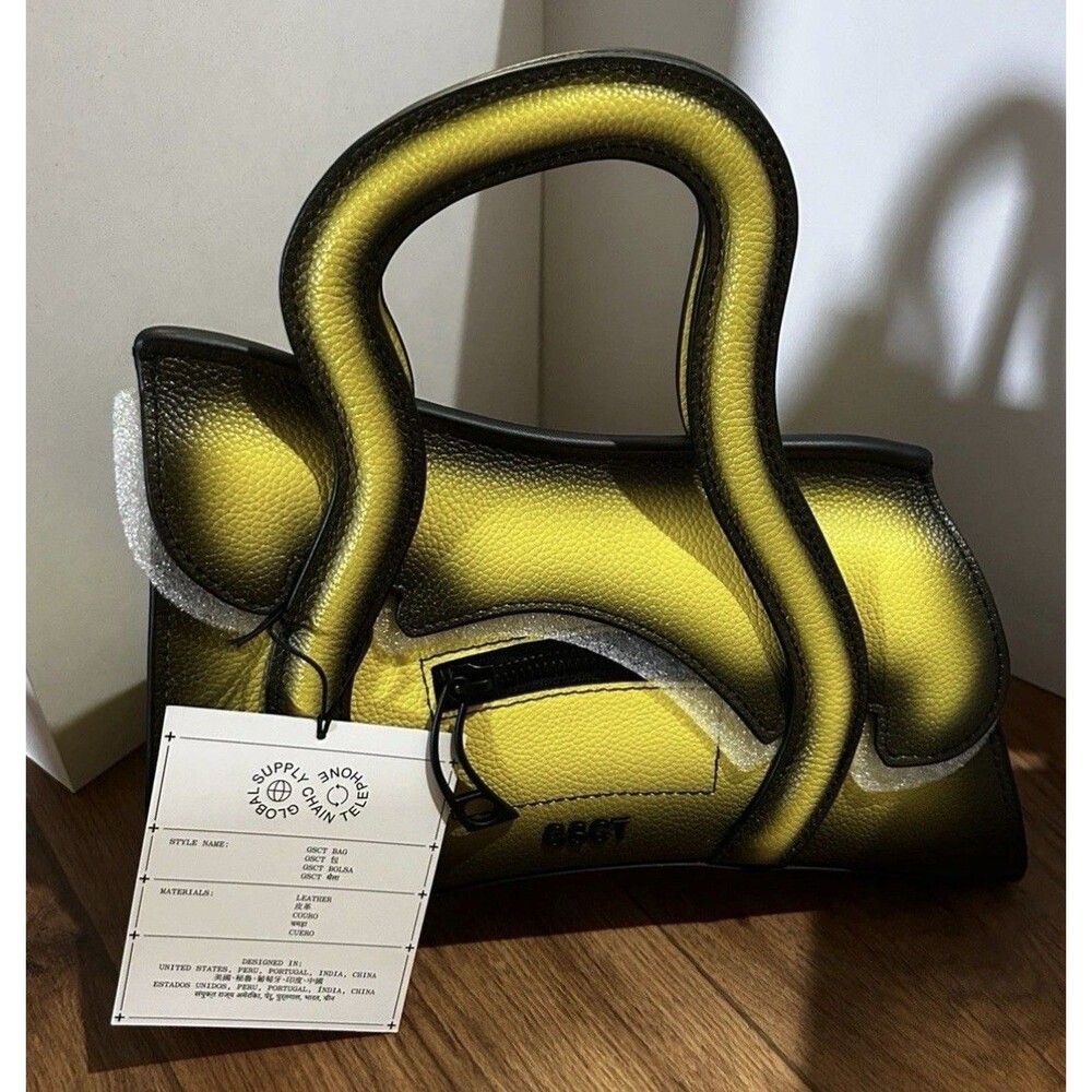 MSCHF Global Supply Chain Telephone GSCT Fade To Yellow Handbag Crossbody $650